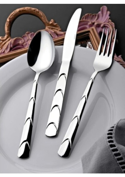 12 Adet Yemek Kaşık, 12 Adet Yemek Çatal