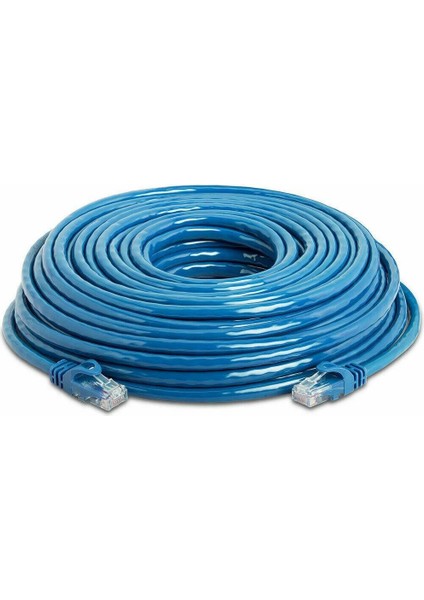 PrimeX Plus PX-CAT630M 23AWG 30 Metre Mavi Cat6 Ethernet Kablosu (Gigabit)