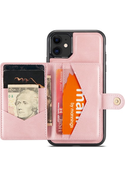 iPhone 11 (6.1 inç) İçin Uygun Çıkarılabilir Tutucu ve Cüzdan Cep Telefonu Koruyucu Kılıf (Yurt Dışından) fiyatları
