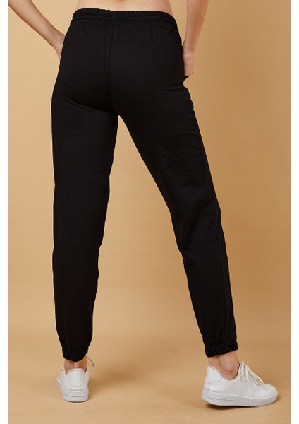 Kadın Beli ve Paçası Lastikli Eşofman Altı indirimleri