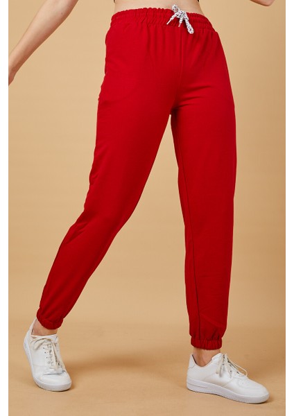 Kadın Beli ve Paçası Lastikli Eşofman Altı fiyatları