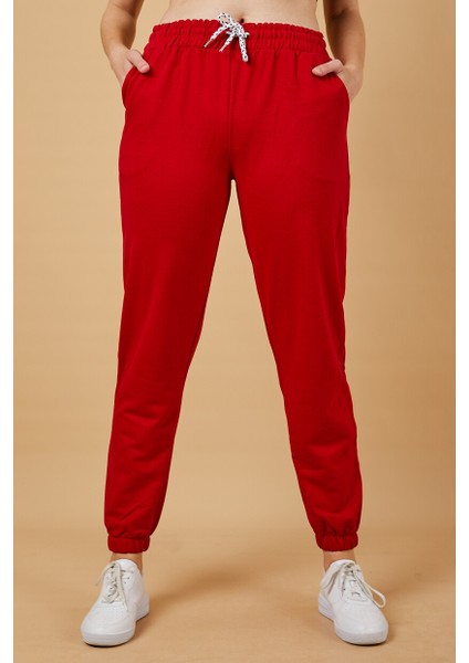 Kadın Beli ve Paçası Lastikli Eşofman Altı modelleri