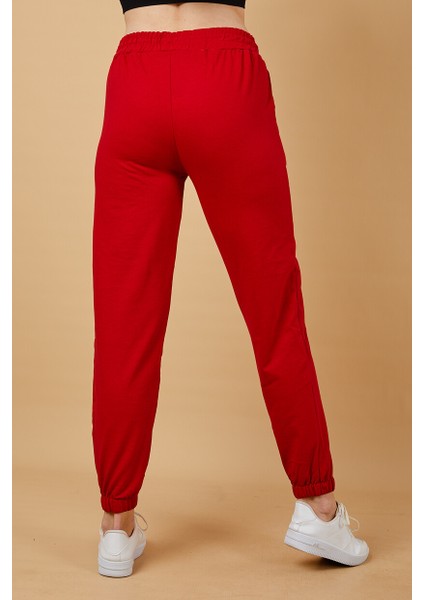 Kadın Beli ve Paçası Lastikli Eşofman Altı indirimleri