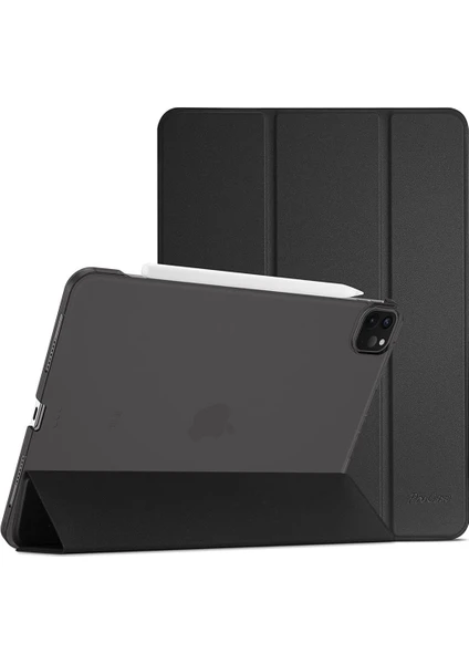 Apple iPad Pro 11 4. Nesil 3. Nesil 2022 2021 Kılıf PU Deri Smart Standlı Case A2377 A2459 A2301 A2460