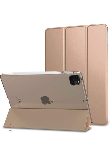 Apple iPad Pro 11 4. Nesil 3. Nesil 2022 2021 Kılıf PU Deri Smart Standlı Case A2377 A2459 A2301 A2460