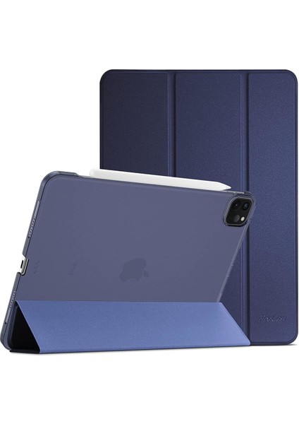 Apple iPad Pro 12.9 6. Nesil 5. Nesil 2021 2022 Kılıf PU Deri Smart Standlı Case A2378 A2379 A2461 A2462