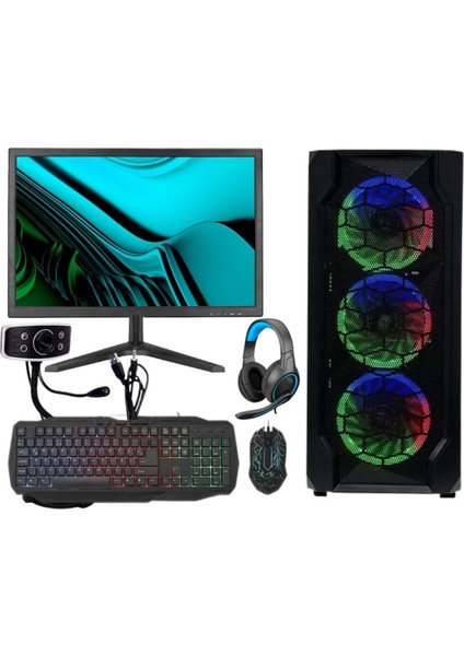 FTECH12 Intel Core i5 2400 16GB 240GB SSD R7 240 Freedos 21.5" Masaüstü Bilgisayar