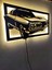 Dodge Charger 1970 LED Işıklı Ahşap Dekoratif Tablo 2