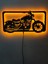 Chopper Motor LED Işıklı Ahşap Tablo 1