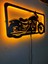 Chopper Motor LED Işıklı Ahşap Tablo 3