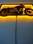 Chopper Motor LED Işıklı Ahşap Tablo 5