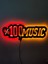 100 Müzik LED Işıklı Ahşap Tablo 1