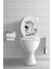 Köpek Klozet Kapağı Sticker Banyo Sticker Sifonu Çek Yazılı 2