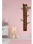 Çocuk Odası Ağaçta Koala Temalı Boy Ölçüm Cetveli Duvar Sticker 2