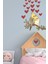 Daldaki Sevimli Kuşlar Duvar Sticker ve Kalpler Sticker Çocuk Odası 2