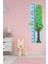 Çocuk Odası Ağaç Temalı Boy Ölçüm Cetveli Duvar Sticker 2