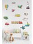 Çocuk Odası Duvar Sticker Araçlar ve Roketler Duvar Sticker 1