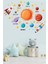 Güneş Sistemi ve Gezgenler Temalı Çocuk Odası Duvar Sticker 2