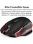 G821 2.4Hz Kablosuz Mouse Ayarlanabilir 2400DPI Siyah (Yurt Dışından) 4
