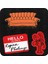 Friends Icons Özel Kesim Sticker 4