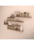 4 Lü Raf Set 90x90x80x80 Cappicino 1