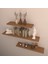 3 Lü Raf Set 90 x 70 x 50 Bambu Parlak 1
