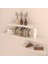 3 Lü Raf Set 90 x 50 x 40 Beyaz Parlak 1
