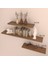 3 Lü Raf Set 90 x 50 x 40 Beyaz Parlak 2