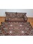 Şark Köşesi Anadolu Desenli Minderi ikili Sedir 200x300 cm Kilim Takımı Sünger Dahil Kahverengi 1