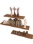 3'lü Gizli Bağlantılı Raf Set 80 x 40 x 40 Bambu 4
