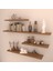 4'lü Gizli Bağlantılı Raf Set 80 x 60 x 40 x 40 Bambu 1