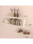 3'lü Gizli Bağlantılı Raf Set 80 x 40 x 40 Hareli Ceviz 2