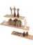 3'lü Raf Set 80 x 60 x 40 Krem 4