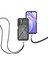 Xiaomi Redmi 9T / 9 Power İçin Şeffaf Bumper Shockproof Ayarlanabilir Çapraz Askılı Askılı Tam Koruma Kılıf Kapaklı Siyah (Yurt Dışından) 2