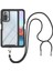 Xiaomi Redmi Note 10 Pro/note 10 Pro Max İçin Şeffaf Bumper Shockproof Ayarlanabilir Çapraz Askılı Askılı Tam Koruma Kılıf Kapaklı Siyah (Yurt Dışından) 1