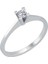 F Renk 0,15 Karat Pırlanta Tektaş Yüzük 0433R0002 1