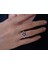 Pırlanta Ve Oval Safir Taşlı Menekşe Yüzük 0403R0011 4