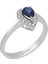 Pırlanta ve Damla Safir Taşlı Yüzük 0407R0068 1