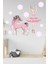 Balerin ve Unicorn Çocuk Odası Stickeri 2
