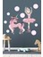 Balerin ve Unicorn Çocuk Odası Stickeri 4