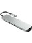 Ethernet USB Type-C Hub HDMI Girişi Çevirici 8in1 Çevirici Adaptör 1
