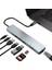 Ethernet USB Type-C Hub HDMI Girişi Çevirici 8in1 Çevirici Adaptör 2
