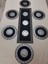 Kadife Yemek Sunum Takımı/runner Amerikan Servis 7 Parça 6 Kişilik 1