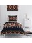 Ethnic Geometric 3D Pamuk Saten Nevresim Takımı 1