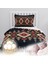 Ethnic Geometric 3D Pamuk Saten Nevresim Takımı 4