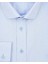 Slim Fit Armür Desenli Beyaz Erkek Gömlek 4