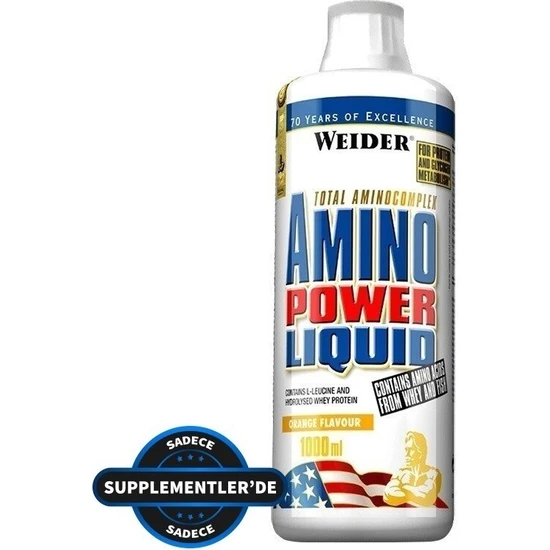Weider Amino Power Liq. (1000 ml) (portakallı)