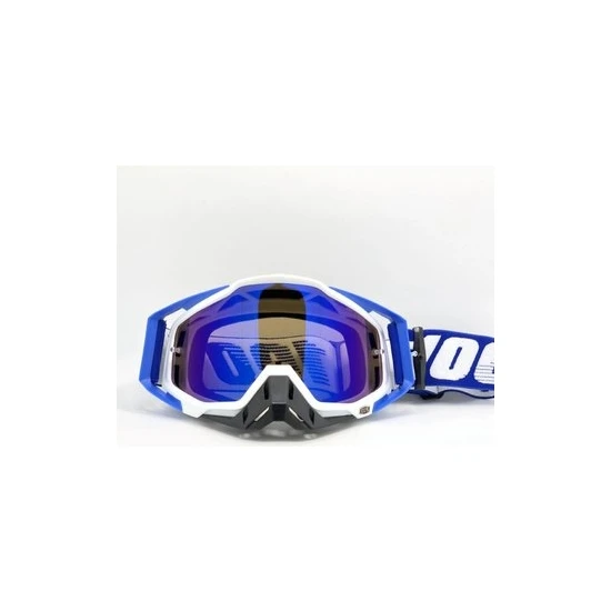 Venta Caliente Darbeye Dayanıklı Motosiklet Gözlükleri - Mavi (Yurt Dışından)