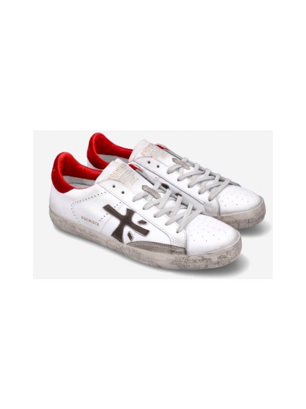 楽天市場】プレミアータ / PREMIATA メンズ スニーカー 4719-steven プレミアータ ホワイト 4719スティーヴン ホワイトレッド  : クインクラシコ（Queen Classico）