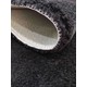 Balat Halı Kalın Yumuşak Kaymaz Taban Siyah Peluş Halı-40x60 cm